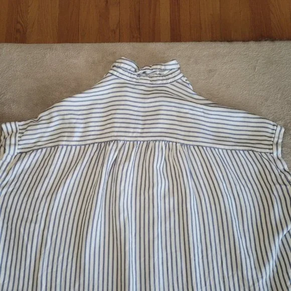 Madewell Central Shirt Dalton Stripe size small - Picture 9 of 15